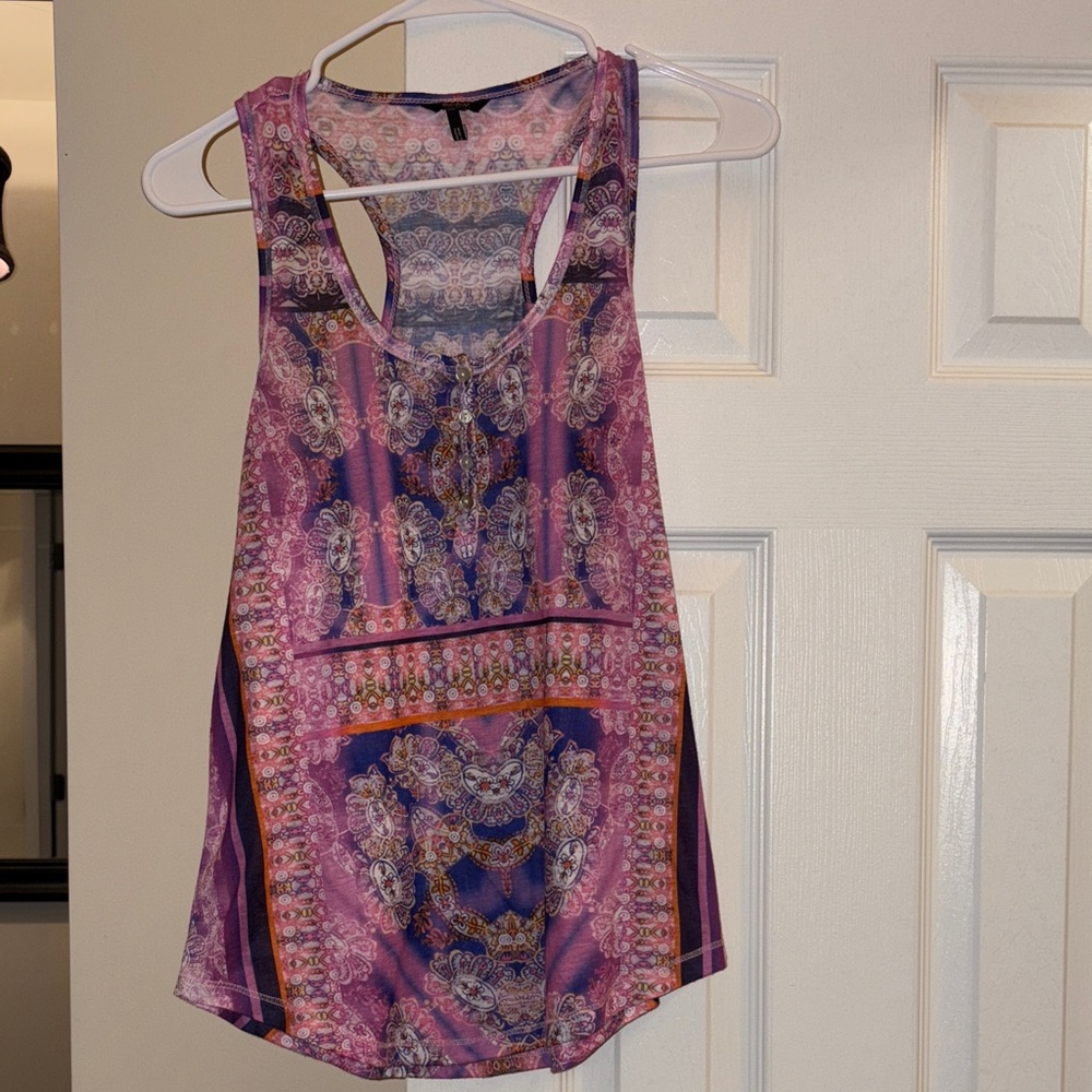 Buffalo David Britton tank / blouse razor back tank - XS EUC